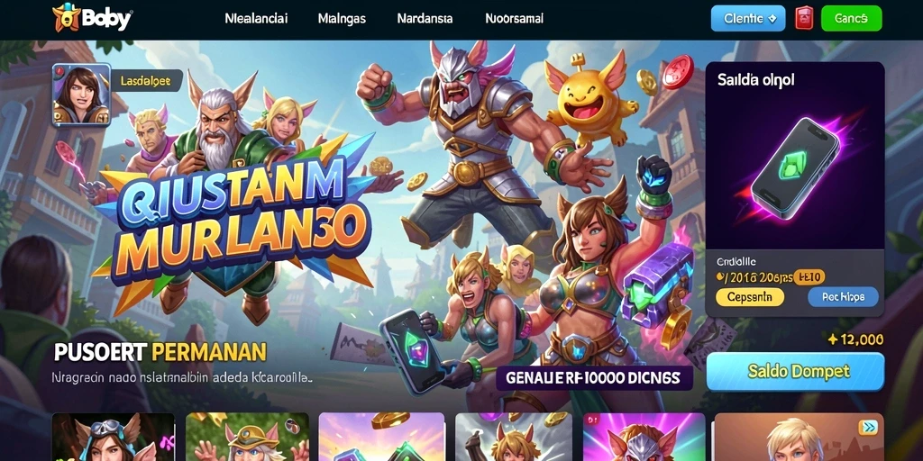 Screenshot menampilkan antarmuka permainan yang menarik.