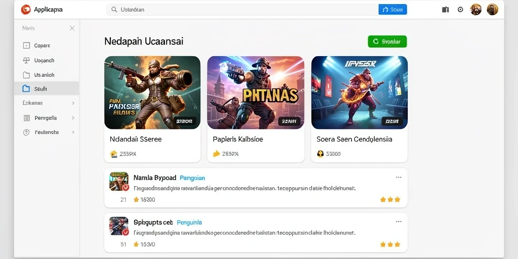Screenshot menunjukkan karakter utama dalam pertarungan epik.