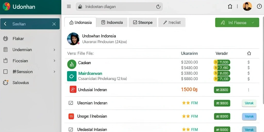 Tampilan antarmuka yang menarik dan intuitif.