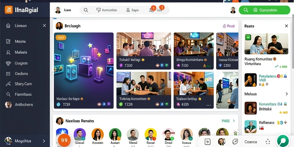 Screenshot menunjukkan antarmuka permainan yang menarik.