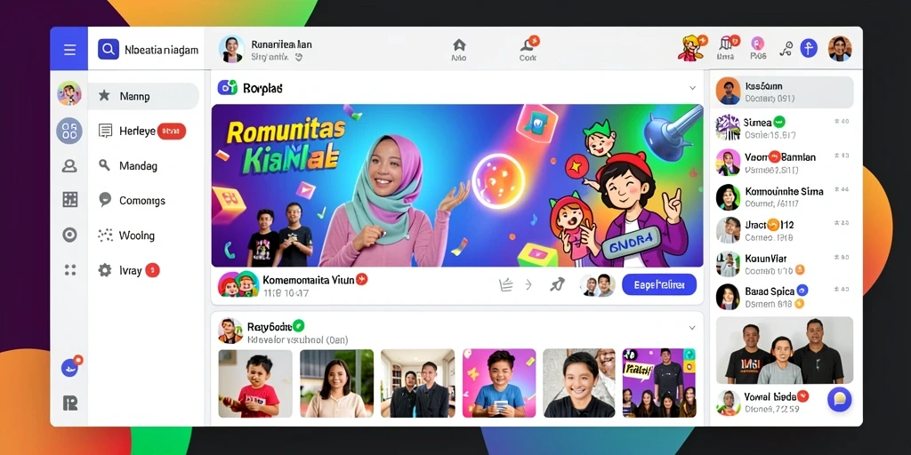 Tampilan antarmuka yang modern dan menarik di KOMBO88.
