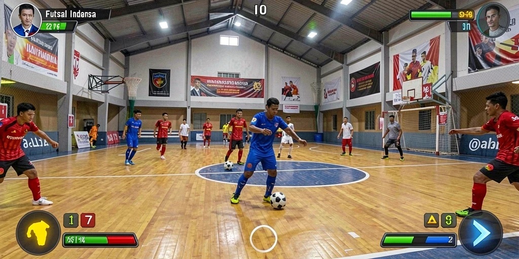 Tangkapan layar menampilkan karakter utama dalam aksi.