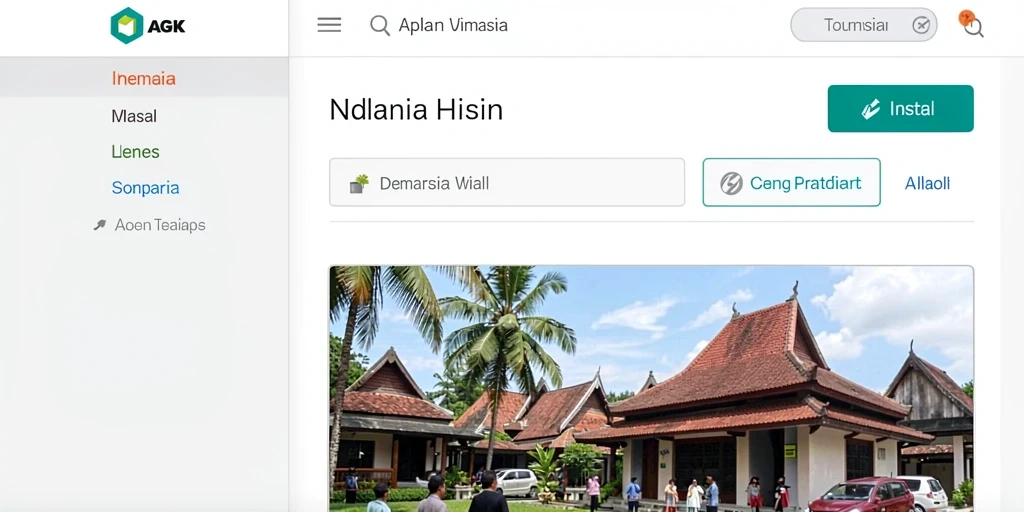 Tampilan antarmuka yang menarik.
