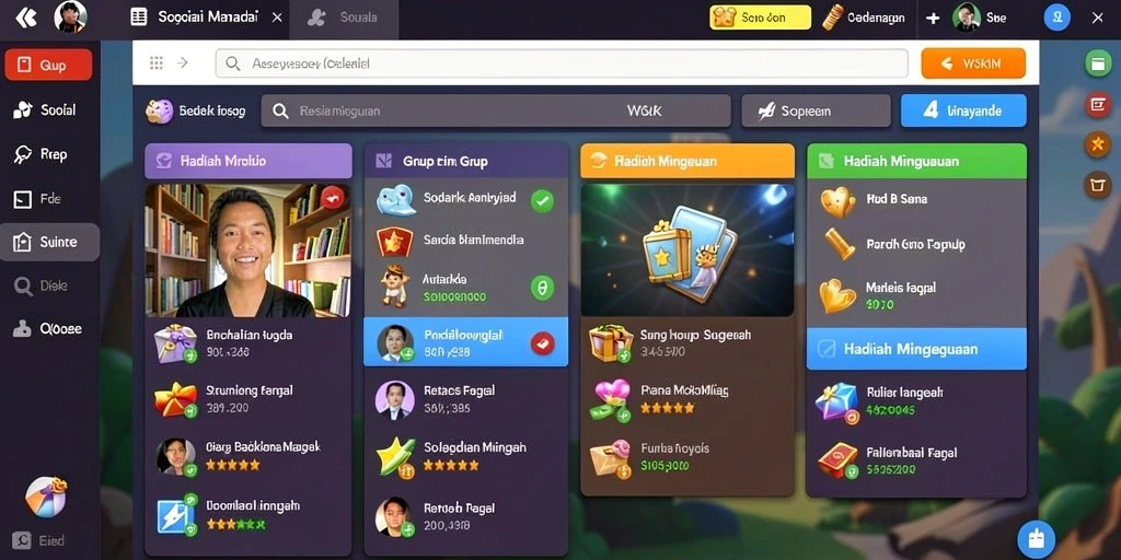Tampilan antarmuka yang menarik dan mudah dinavigasi.