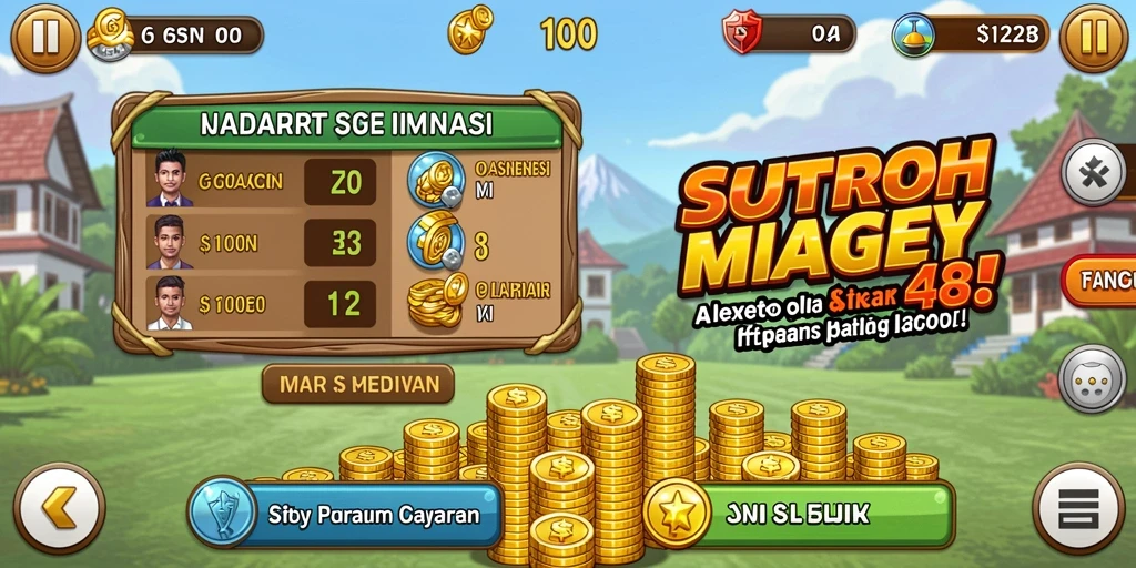 Tampilan menu utama yang menarik dan mudah digunakan.