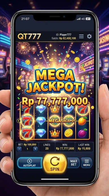 Cuplikan layar menu unduhan qt777 untuk perangkat Android